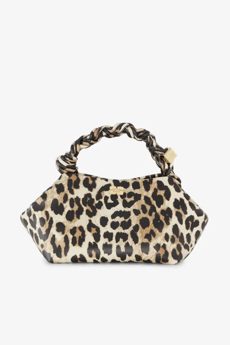 leopard small ganni bou taske 1 - Leopard Small GANNI Bou taske