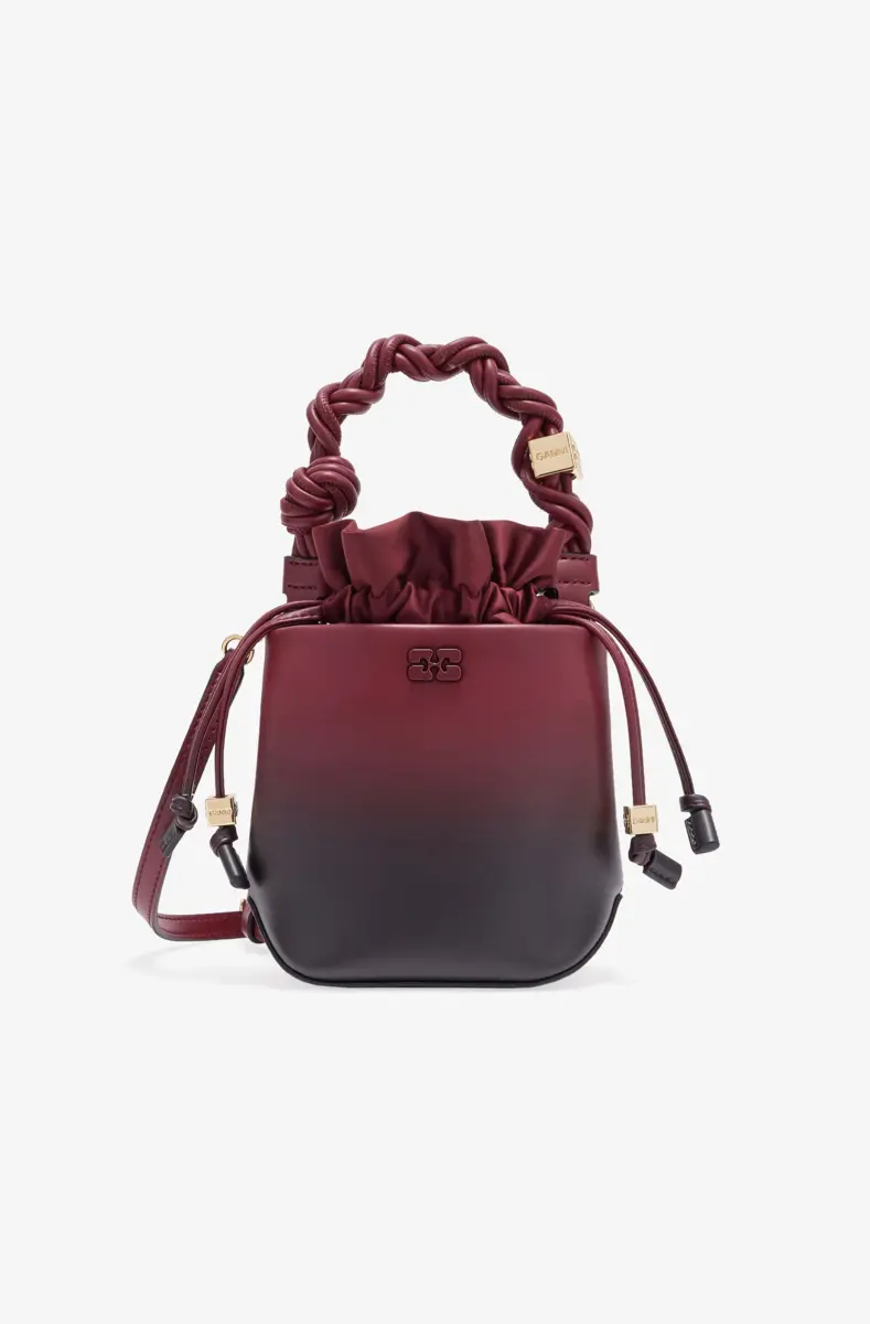 rd mini ganni bou bucket bag 1 - R&oslash;d Mini GANNI Bou Bucket Bag